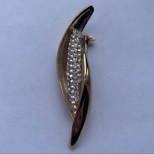 NEW Crystal Gold Pin